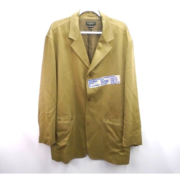 Tommy Bahama Island Soft Mens 100% Silk Blazer Sport Jacket Size XL Rayon Lined - Picture 1 of 11
